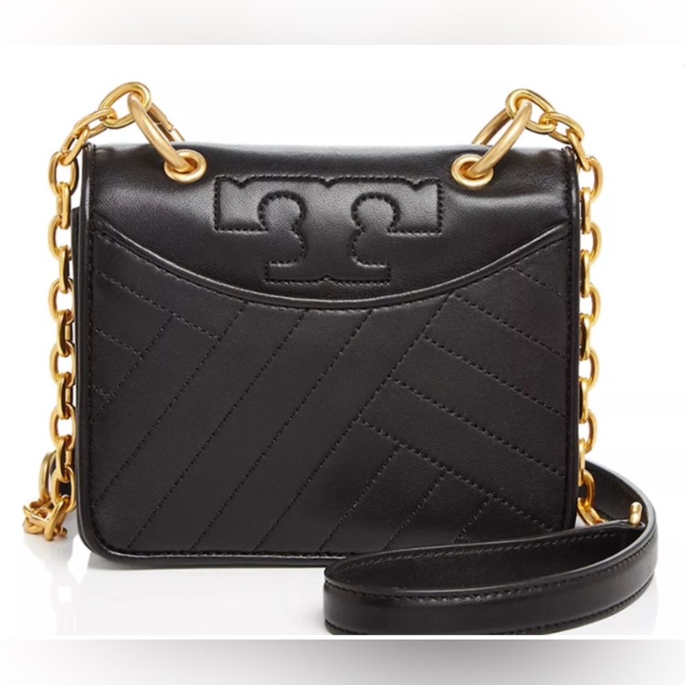 Tory Burch Alexa mini Black Quilted Women's Bag.  New with tags.
